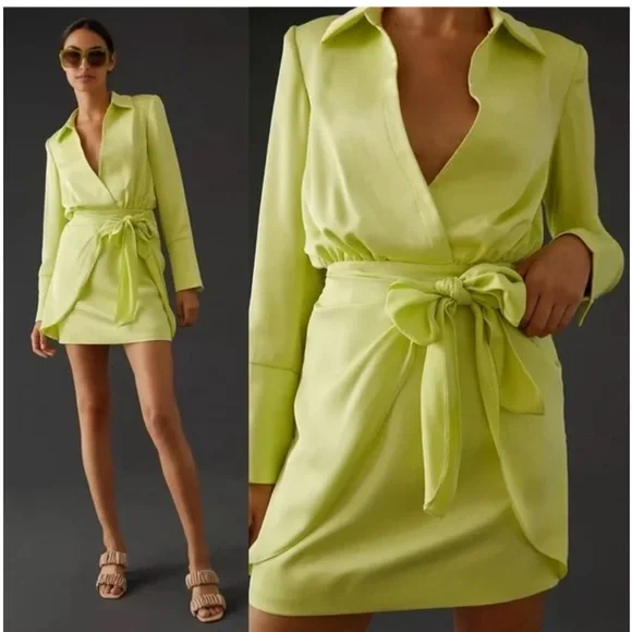 MISHA COLLECTION Dresses Misha Tiefront Mini Blazer Dress